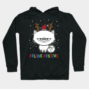 Feline Festive Hoodie